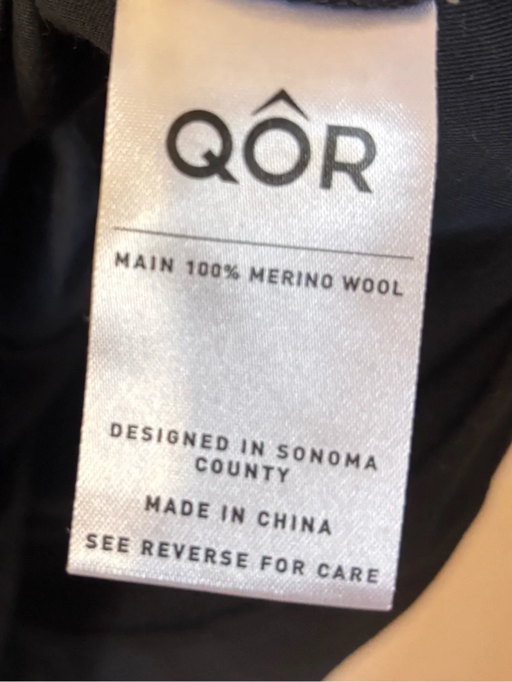 Qor Merino Wool Zip Hoodie Large - Picture 3 of 7